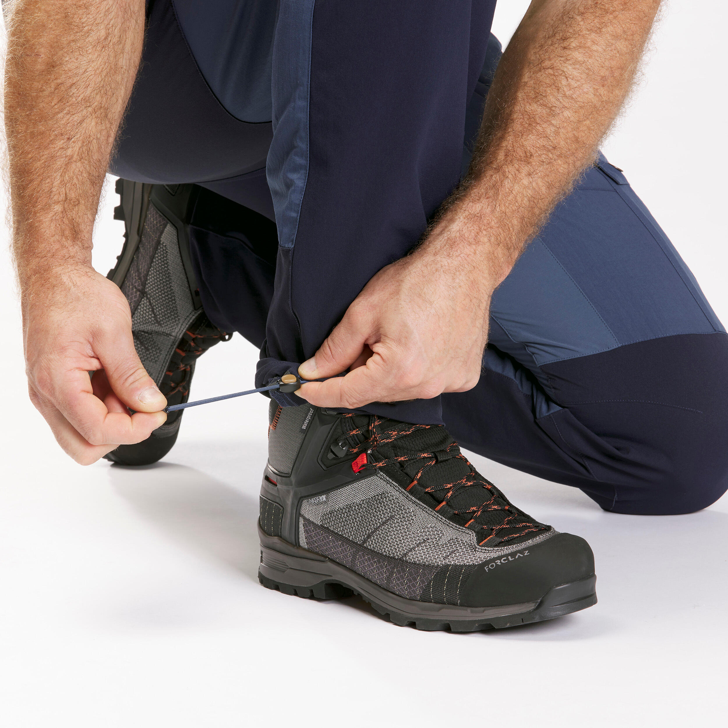 Pantalón resistente hombre Trekking montaña - MT500 Azul - Decathlon
