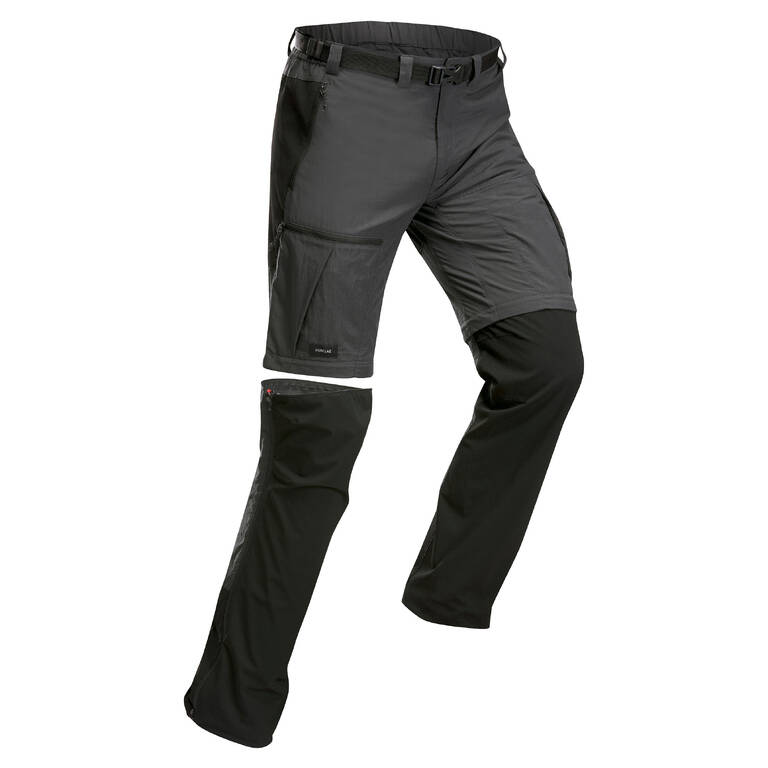 Men's Modular Trekking Trousers MT500 Grey