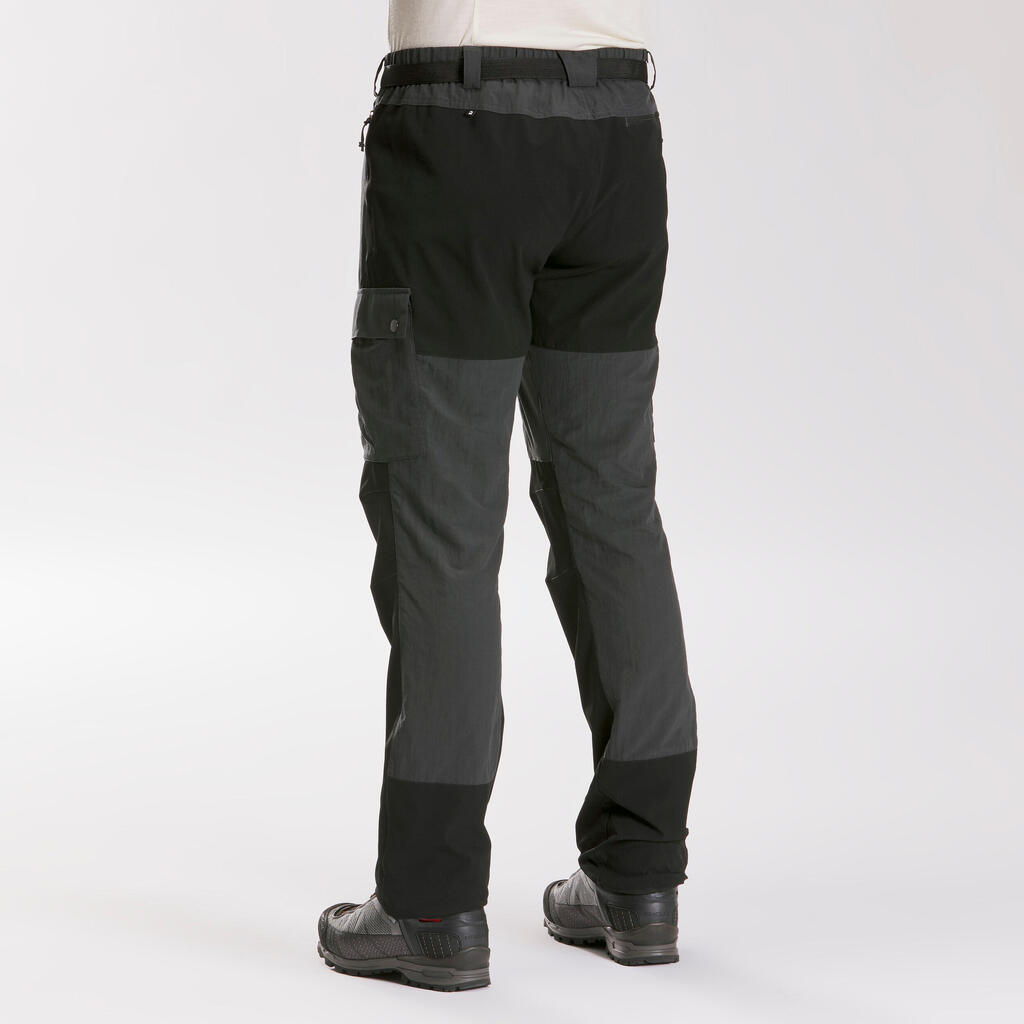 Braon muške pantalone za treking MT500
