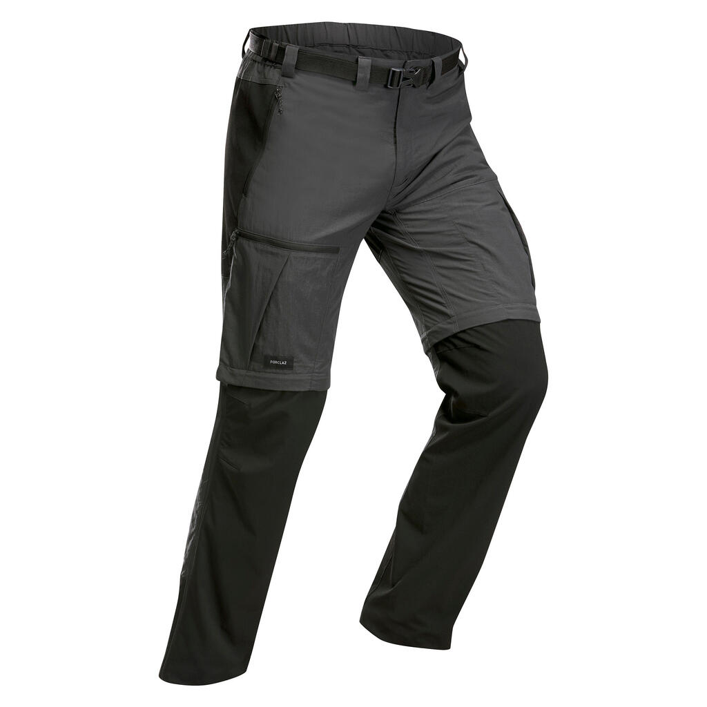 Muške pantalone 2u1 za treking MT500 kaki