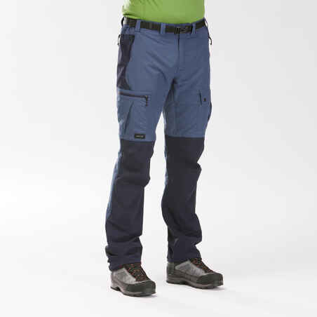 מכנסי טיולים עמידים דגם TREK 500 לגברים – כחול
