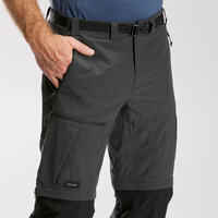 Pantalón desmontable montaña y trekking resistente Hombre MT500