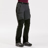 Women Trekking Trousers MT500 Grey