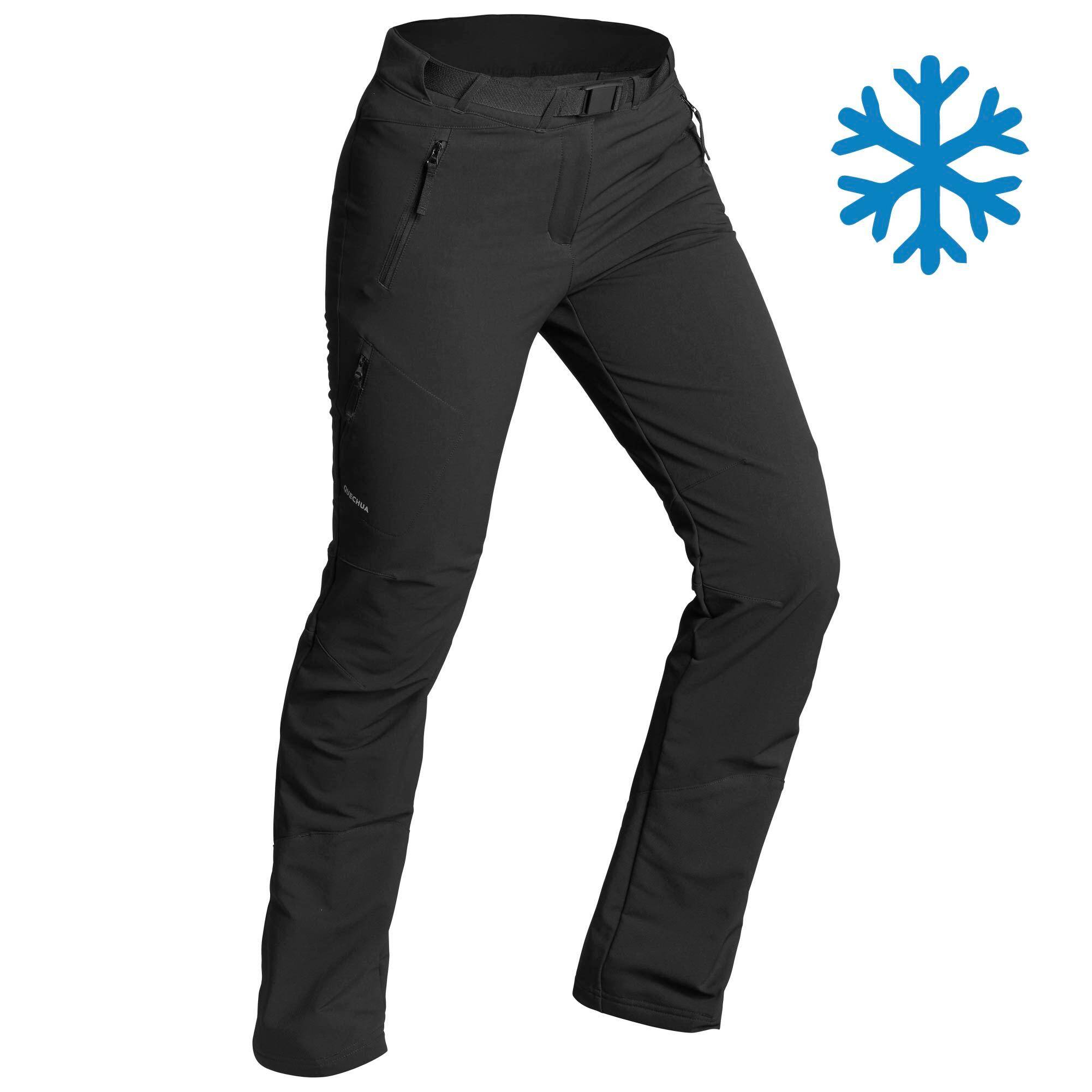 Women’s Warm Water-repellent Stretch Hiking Trousers - SH500 X-WARM -  1