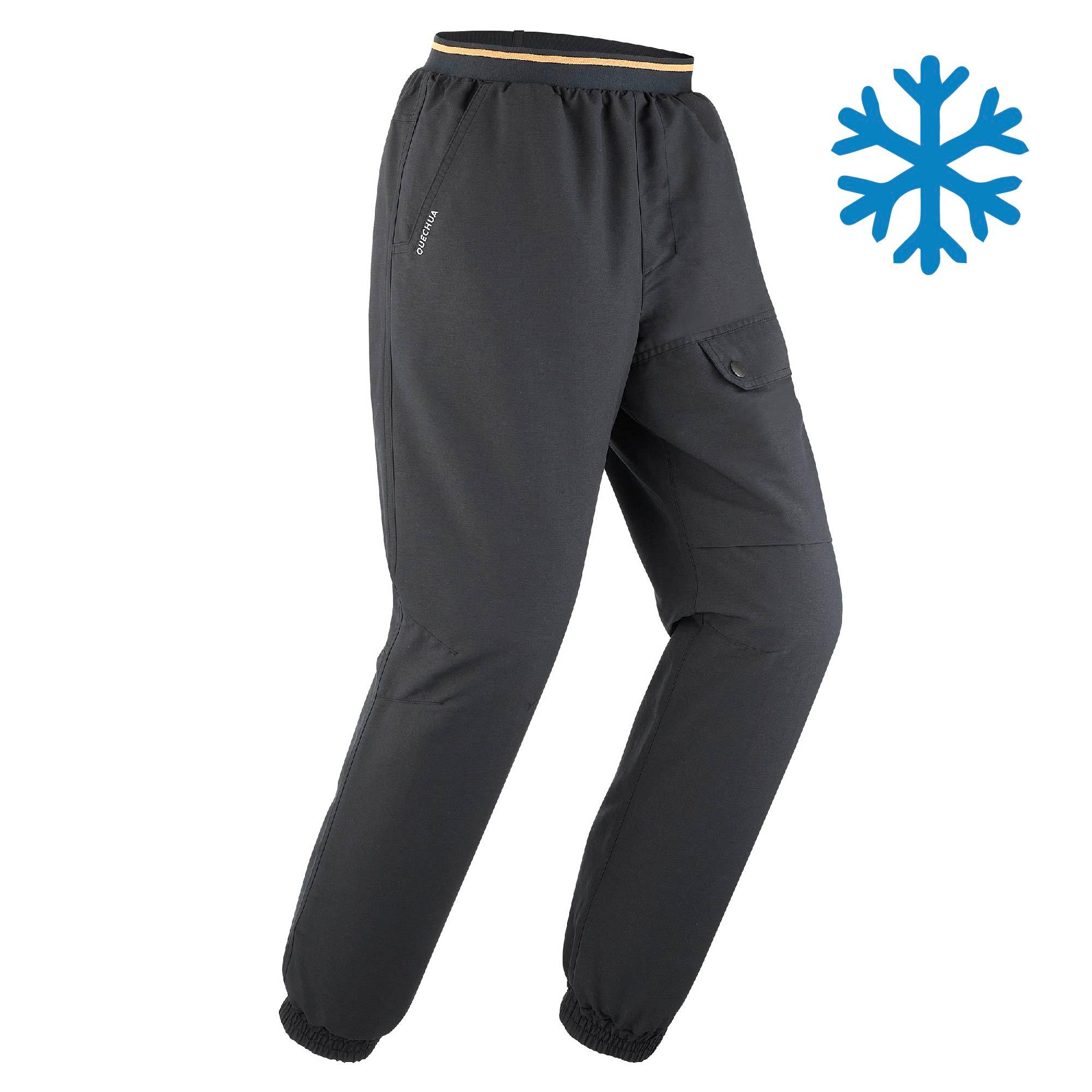 Buy Mens Warm Water Repellent Hiking Trousers SH100 Online  Decathlon