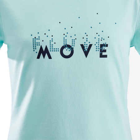 Kids' Basic T-Shirt - Turquoise/Print