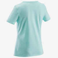 Kids' Basic T-Shirt - Turquoise/Print