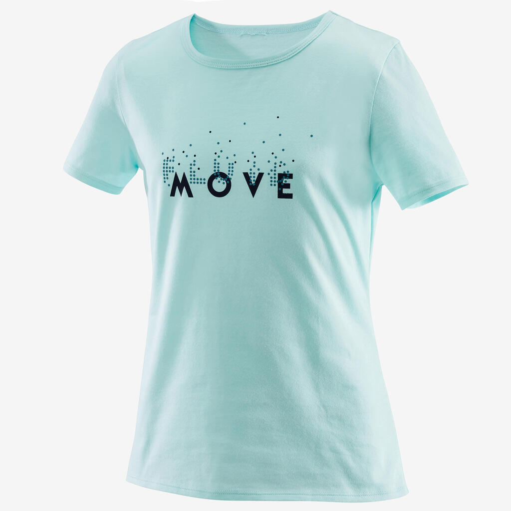 Kids' Basic T-Shirt - Turquoise/Print