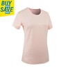 Women Gym T-Shirt Polyester FTS 100   - Pale Pink