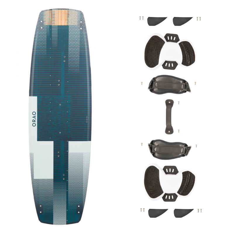 Tabla de Kitesurf Twintip 500 Carbono 136 x 40.5 cm (pads y straps incluidos) Decathlon