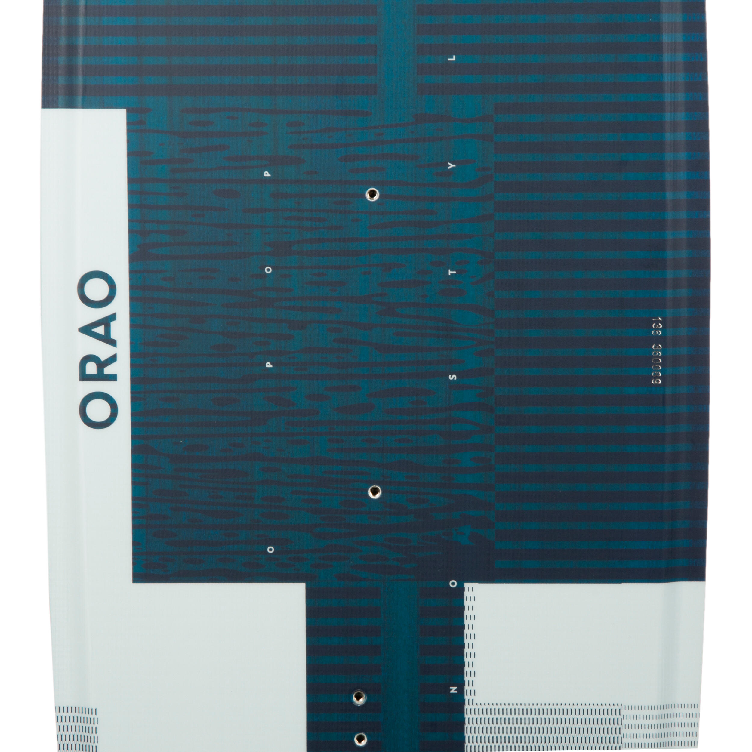 Kiteboard Twintip 500 carbon 136 X 40,5 cm (inclusief pads en straps) 7/16