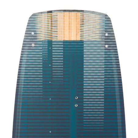 ДОСКА ДЛЯ КАЙТСЕРФИНГА TWIN TIP 500 - 136 X 40,5 CM (НАКЛАДКИ И РЕМНИ В КОМПЛ.)