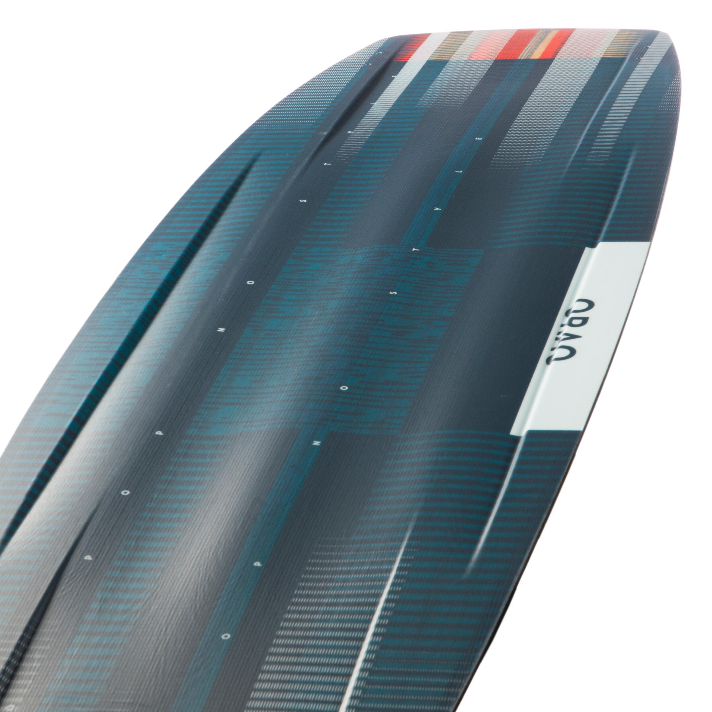Kiteboard Twintip 500 carbon 136 X 40,5 cm (inclusief pads en straps) 3/16
