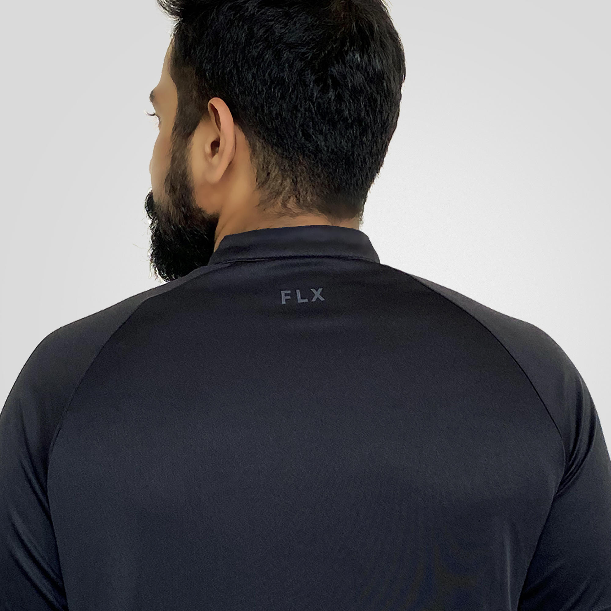 

Men' Quick Dry Cricket T-Shirt, Black/Grey -  By FLX | Decathlon