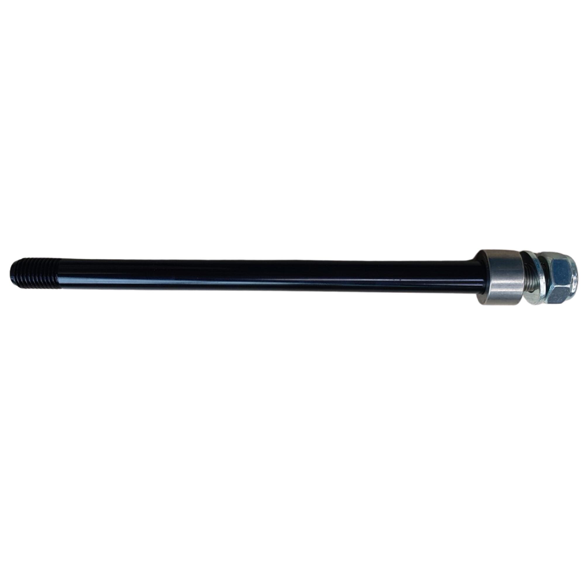 Adapter voor fietskarbevestiging steekas M12 schroefdraad van 1,5 x 172 mm lang 3/6