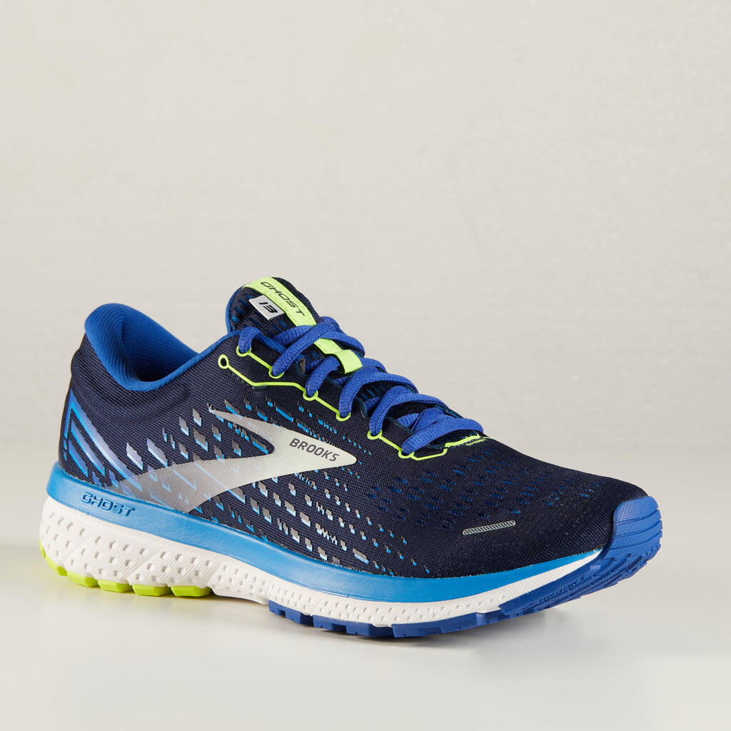 BROOKS GHOST MEN'S RUNNING SHOES - BLUE