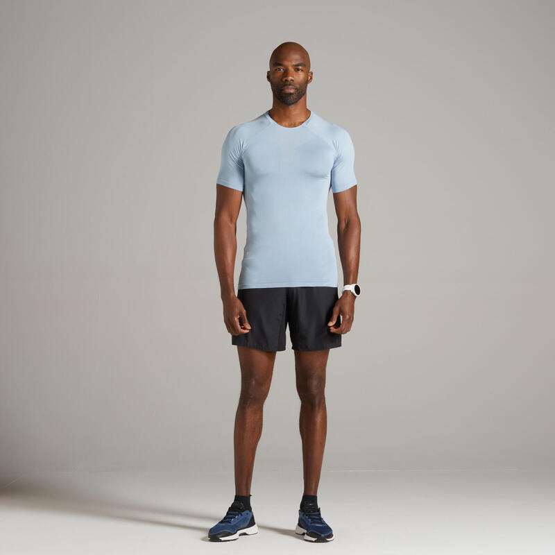 T-shirt running respirant Homme - KIPRUN SKINCARE NOIR - Decathlon Cote  d'Ivoire