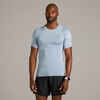 KIPRUN SKINCARE MEN'S RUNNING BREATHABLE T-SHIRT - SLATE