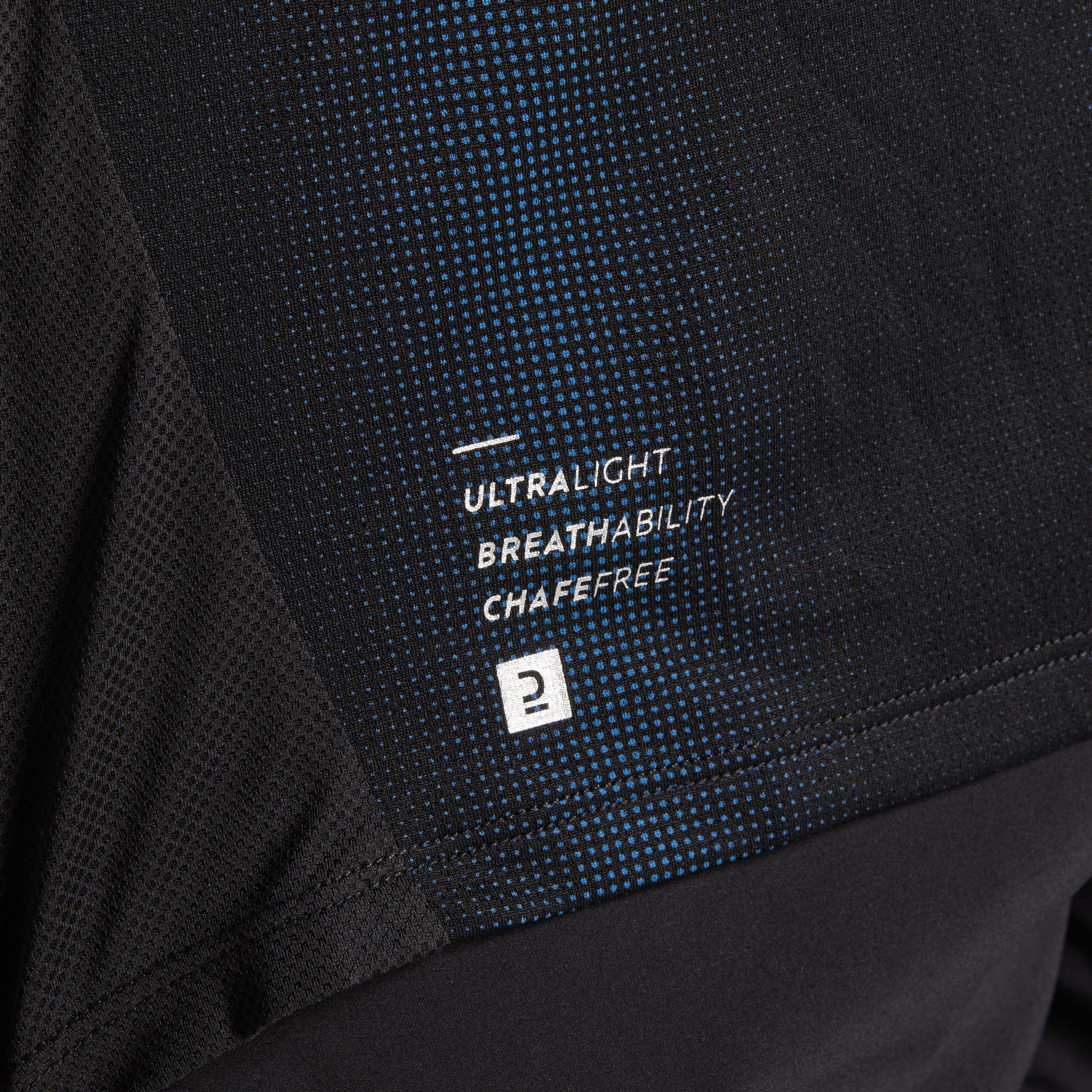 KIPRUN MEN'S BREATHABLE RUNNING TANK TOP LIGHT - BLACK 12/12