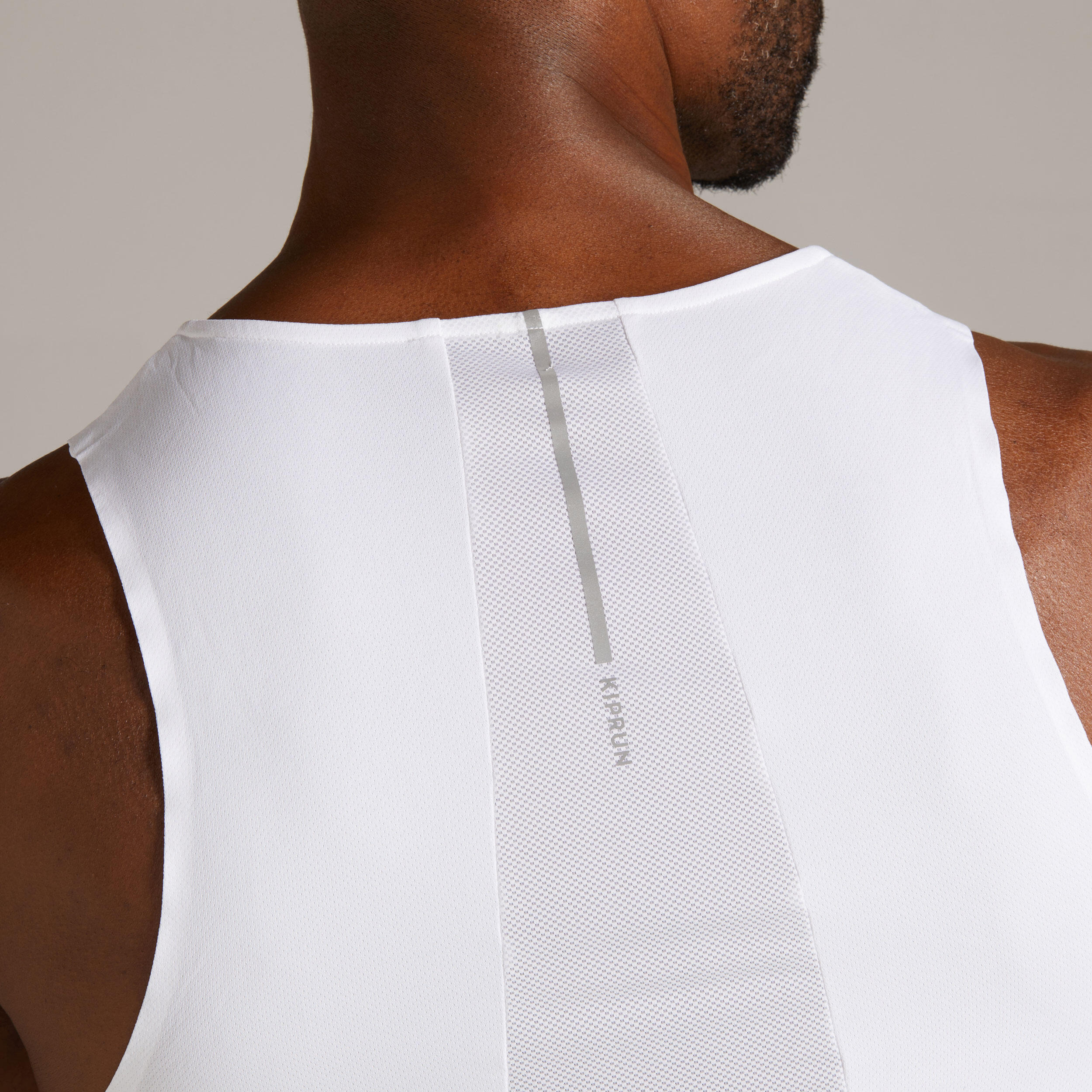Kiprun Light Men's Breathable Running Tank top - White Limited Edition 10/13