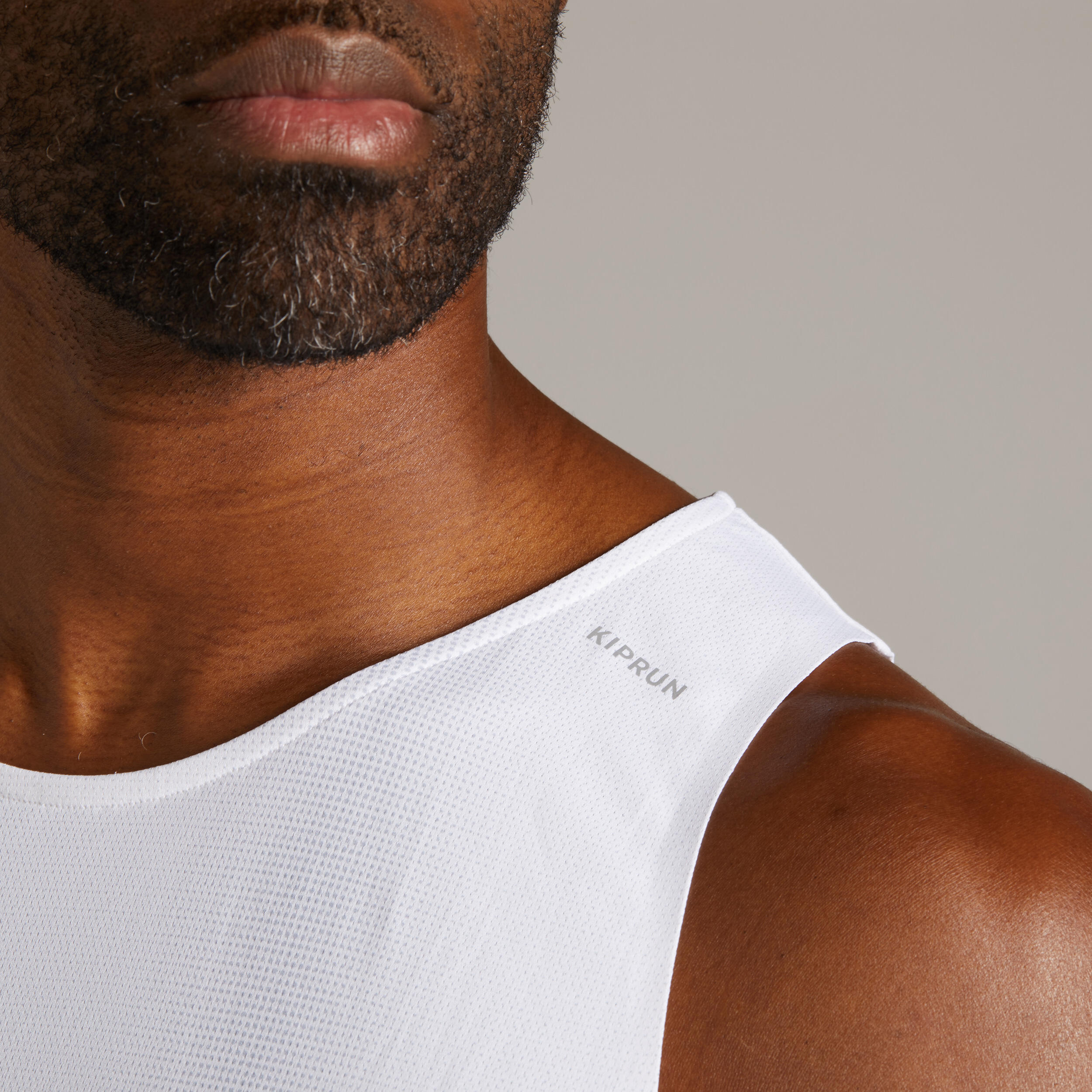 Kiprun Light Men's Breathable Running Tank top - White Limited Edition 7/13