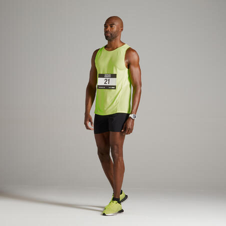 Kiprun Light Men's Running Breathable Tank Top - yellow
