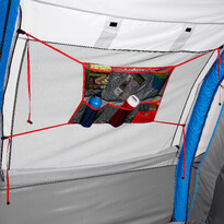 Сетка для кемпинговой палатки с 6 карманами черно-красная Quechua