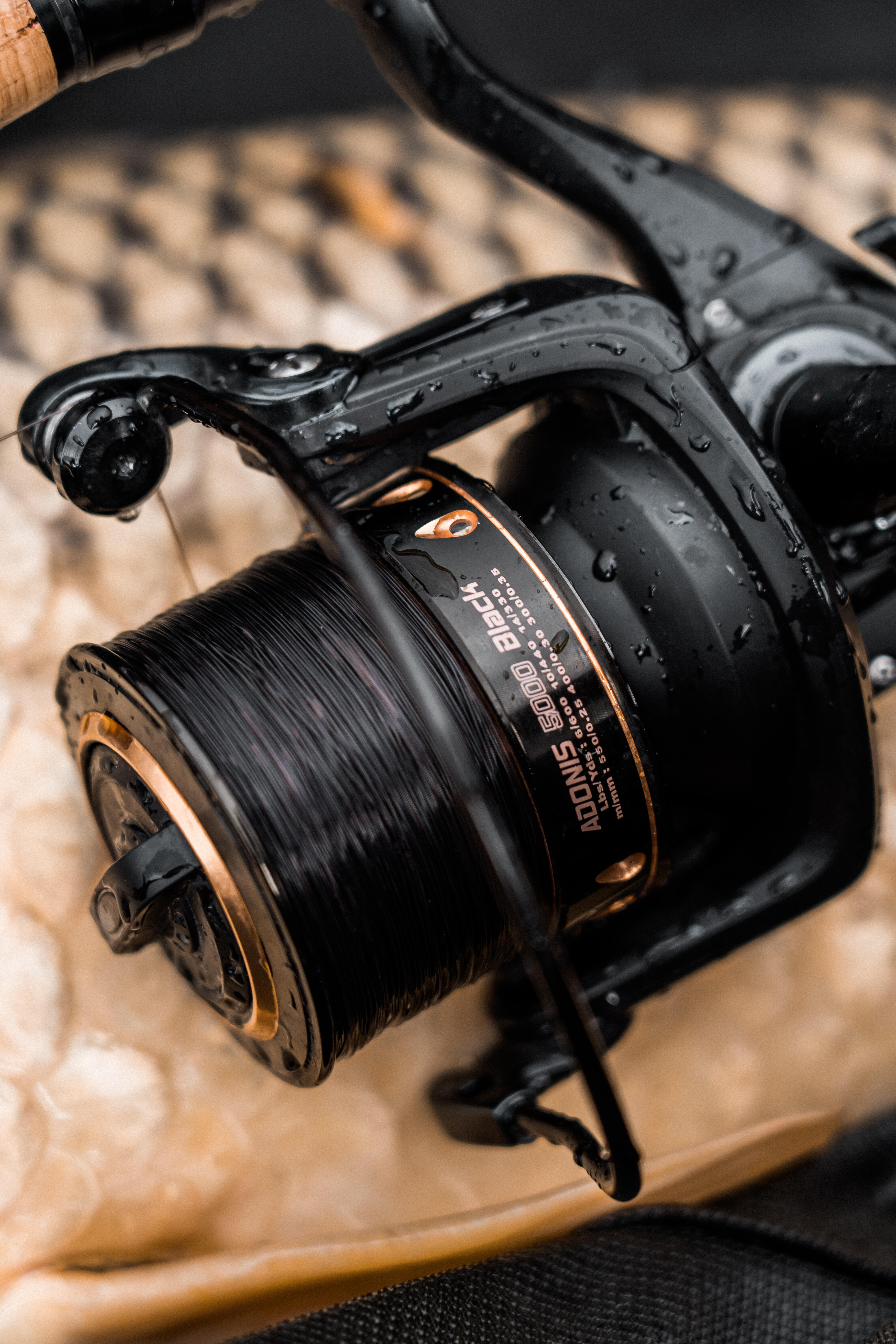 ADONIS 5000 CARP FISHING REEL BLACK - CAPERLAN