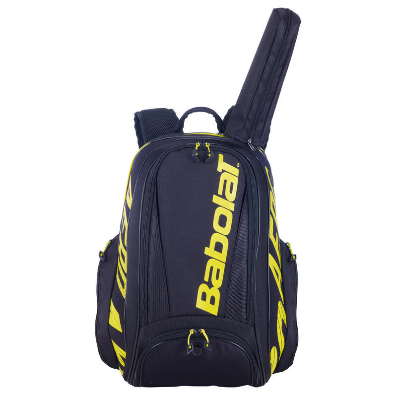Tenisz hátizsák Aero 2021, fekete, sárga 