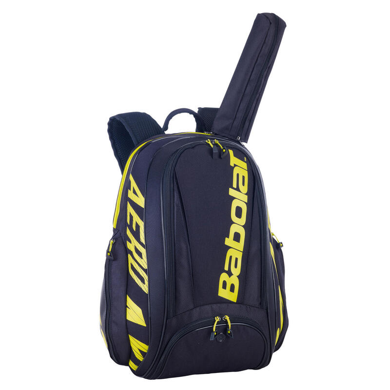 Tenisz hátizsák Aero 2021, fekete, sárga 
