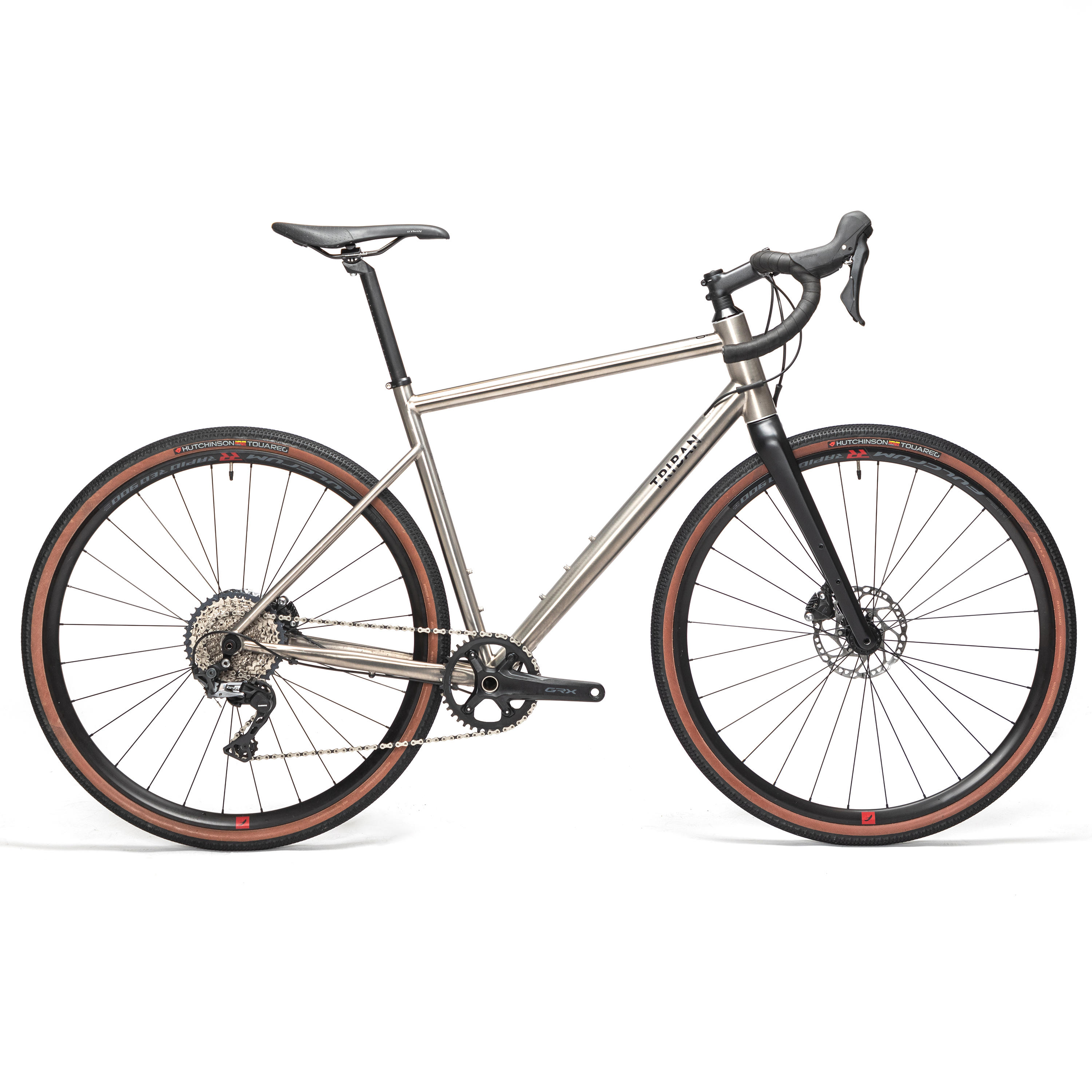 Bicicletă GRAVEL TRIBAN 900 Cadru titan Damă