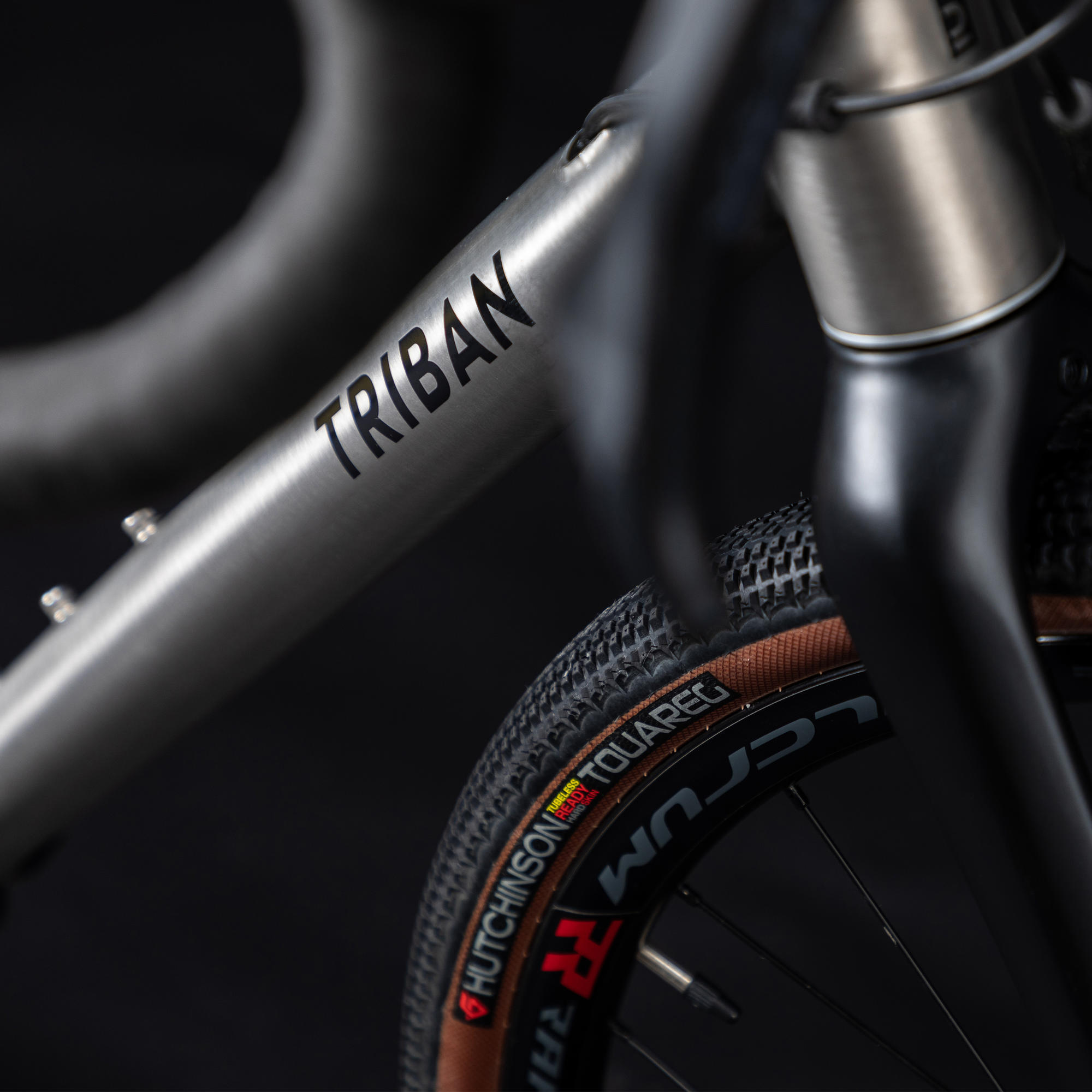 triban titanium gravel bike