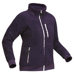 VESTE POLAIRE CHAUDE DE RANDONNEE NEIGE - SH500 U-WARM - FEMME