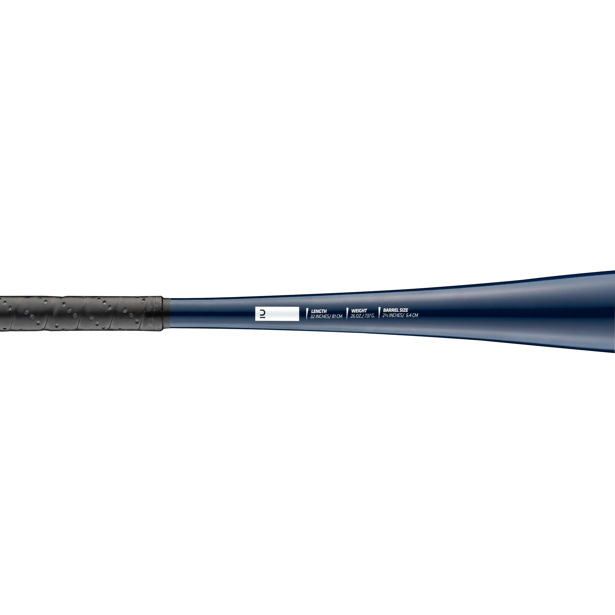 Kids’ Aluminum Baseball Bat - Power BA 150 Black - KIPSTA