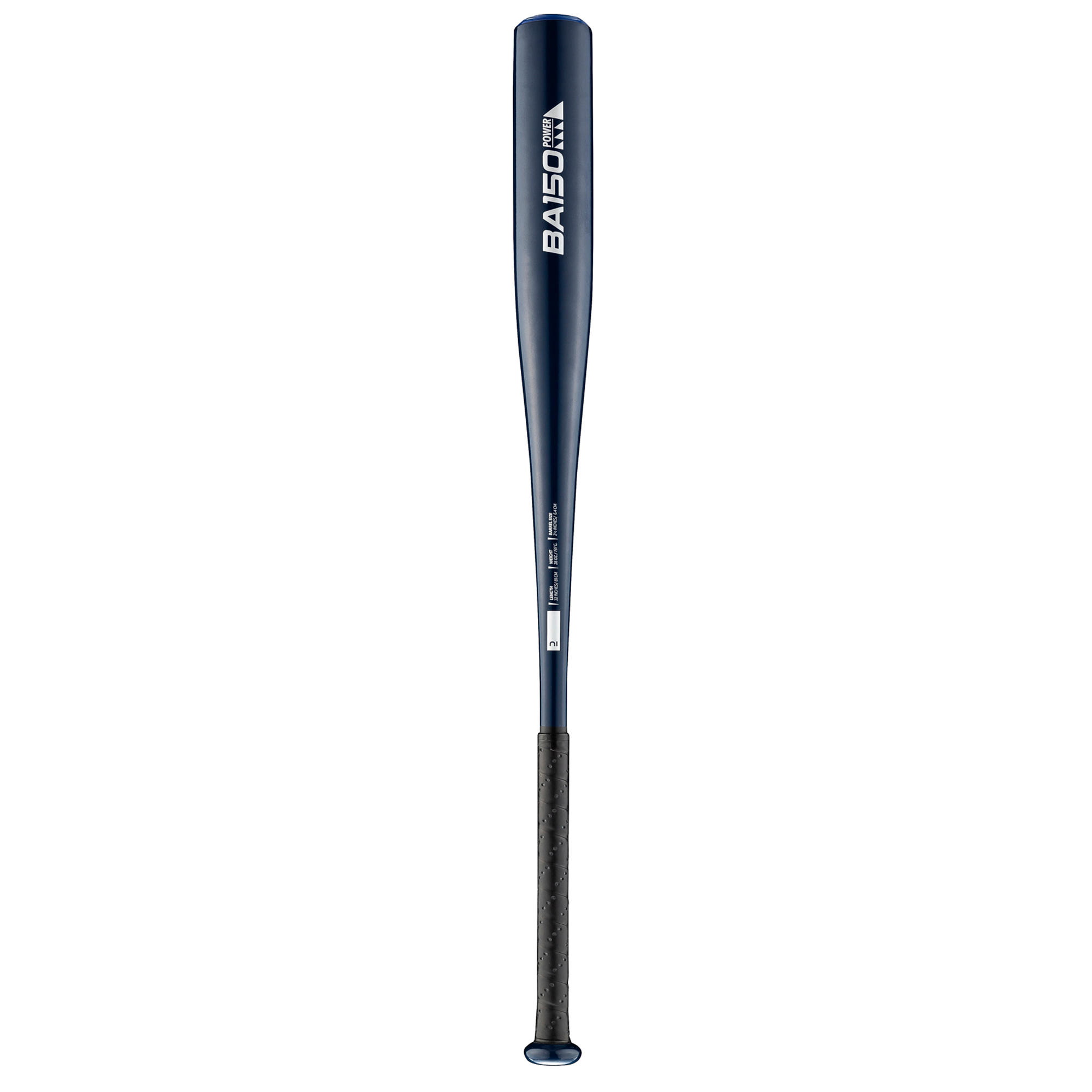 Kids’ Aluminum Baseball Bat - Power BA 150 Black - KIPSTA