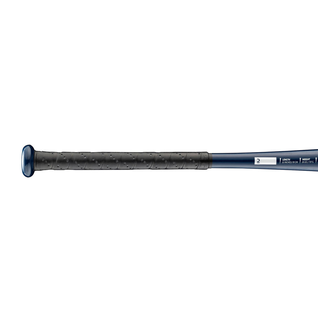 Bate de béisbol en aluminio 29'' 32'' para niños Kipsta BA150  azul