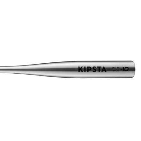 Bate Béisbol Aluminio Kipsta BA150 28'' 30'' Plateado