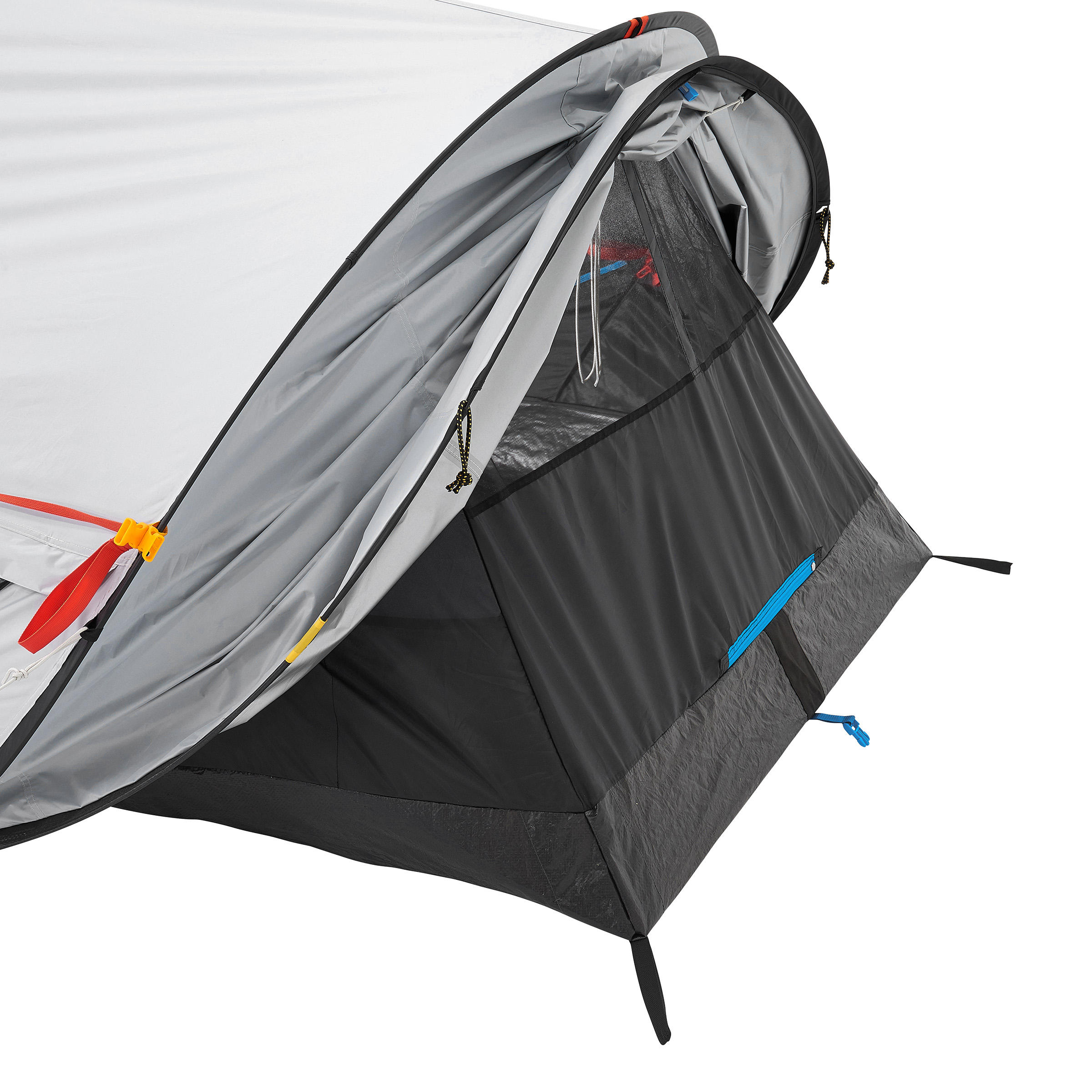 2-Person Camping Tent - 2 Seconds Fresh & Black - QUECHUA