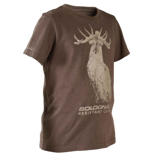 Junior Country Sport Short-Sleeved Cotton T-Shirt - 100 Ltd