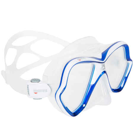 Dykmask Mares X-vision snorkling och tubdykning Vuxen blå