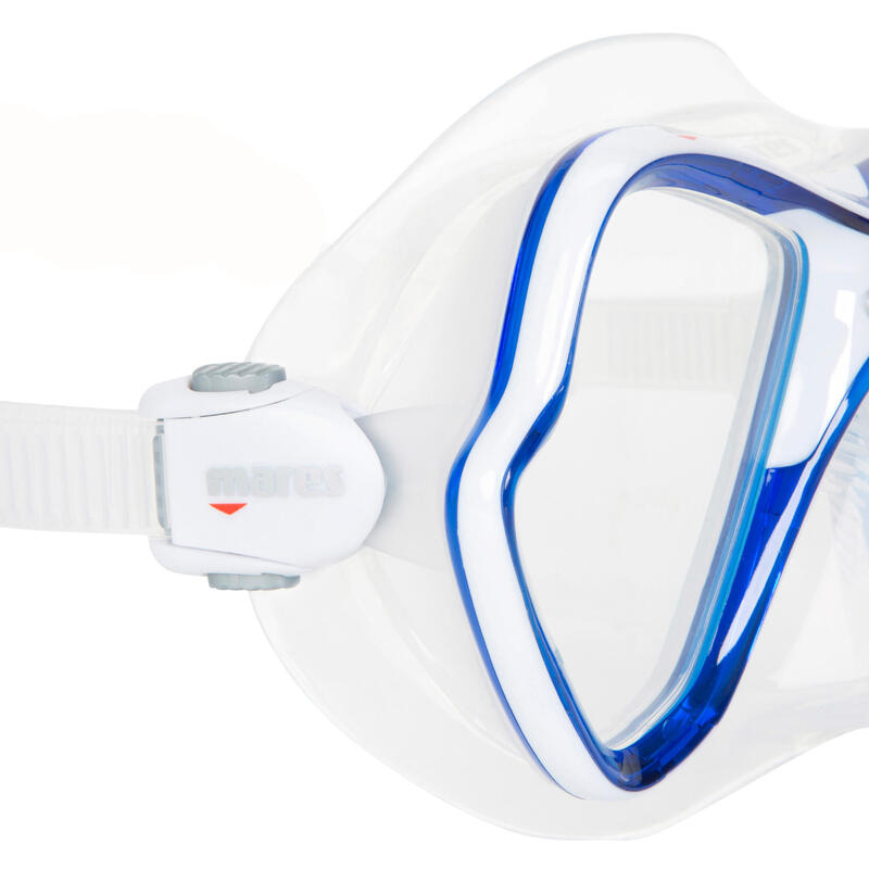 Masque MARES X-Vision Adulte bleu snorkeling et plongée bouteille