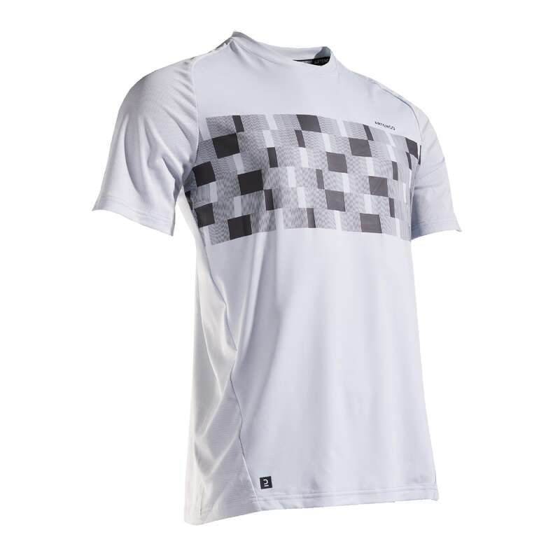Tunna tenniskläder som andas, herr Racketsport - T-shirt DRY 500 blårutig ARTENGO - Padelkläder