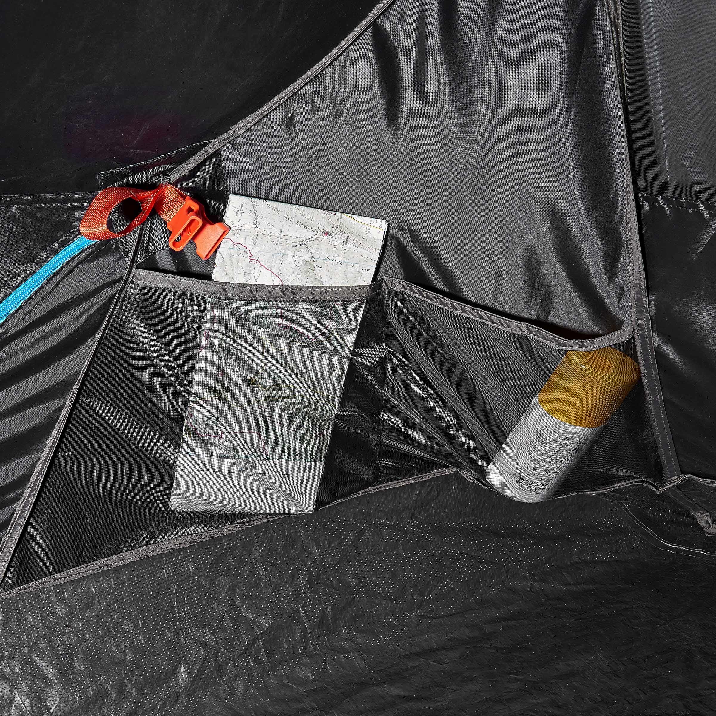 Tente de camping 2 personnes -  2 Seconds Fresh & Black - QUECHUA