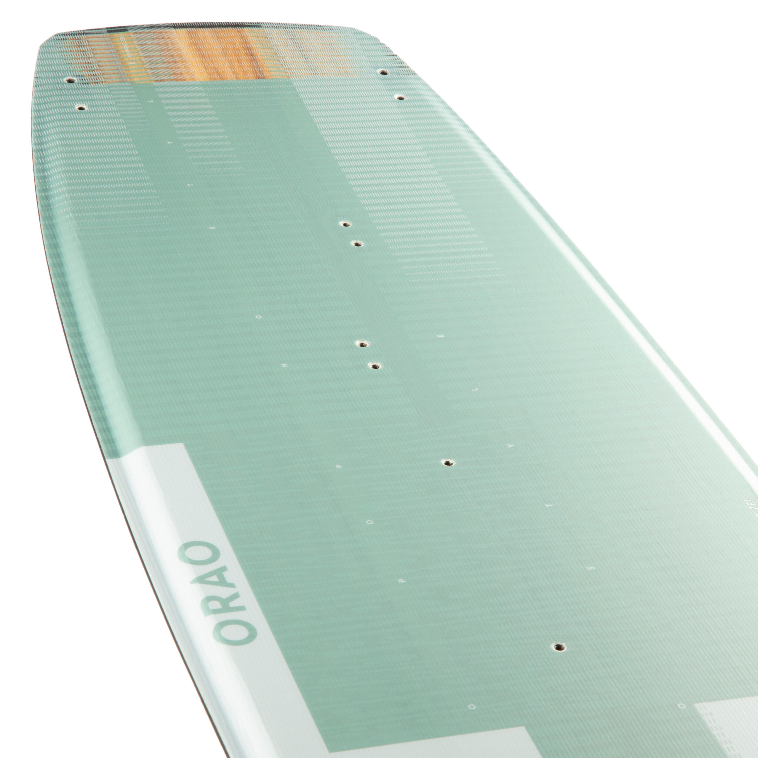 KITESURFING BOARD "TWIN TIP 500”- BARE CARBON - 132X39 CM 6/12