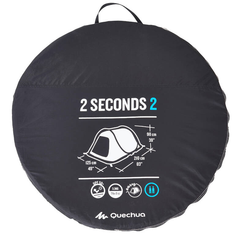 Camping tent 2 Seconds - 2-Person - Fresh&Black