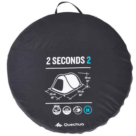 Camping tent 2 Seconds - 2-Person - Fresh&Black