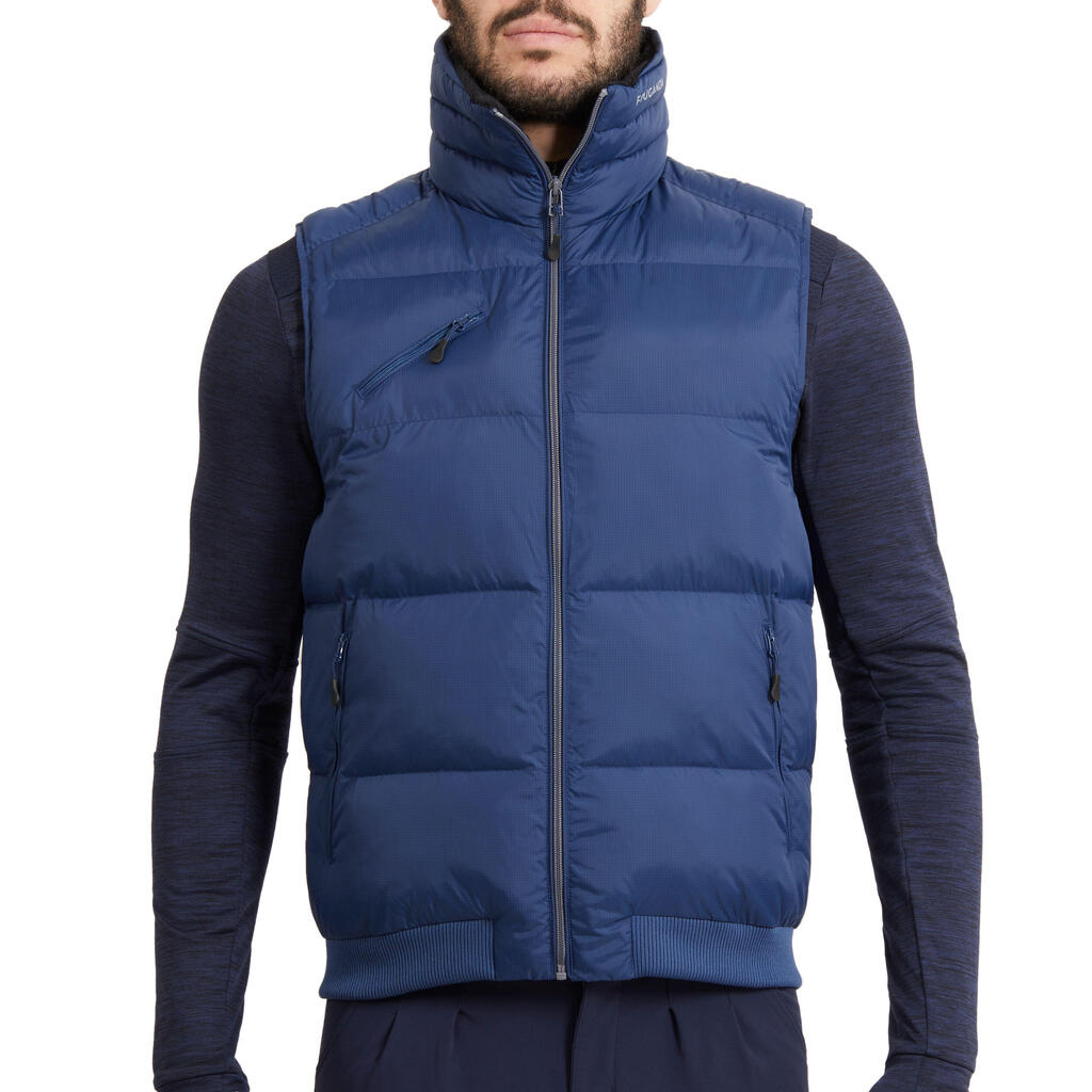 Reitweste 500 Warm Herren marineblau