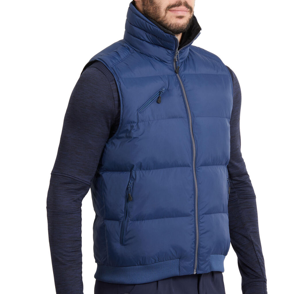 Reitweste 500 Warm Herren marineblau