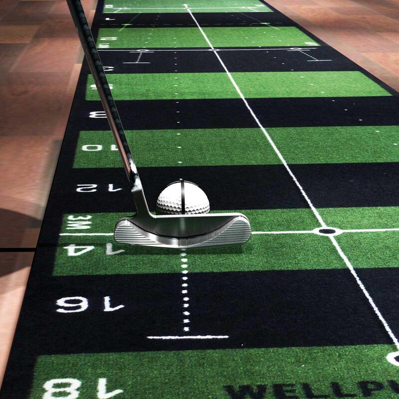 Golf putting mat 4 m groen