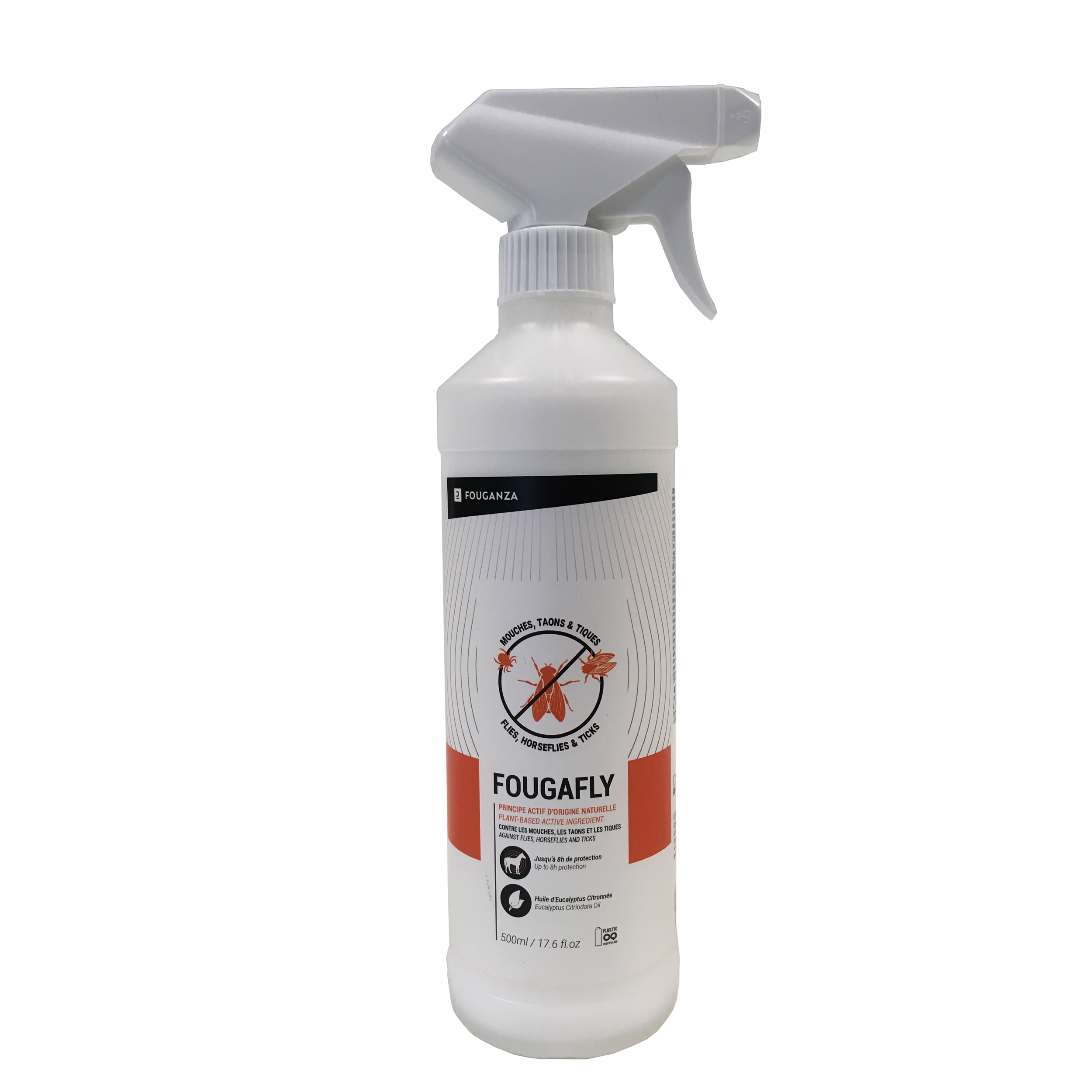 Répulsif anti-insecte équitation spray cheval et poney - fougafly 500 ml - Equitation - Fouganza- Clubs - Entreprises - Collectivités - Associations
